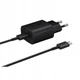 25W швидка зарядка для Samsung Galaxy Super Fast Charging PD type-C з кабелем 1метр Power Adapter EP-TA800 зарядний пристрій black - зображення 12