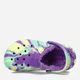 Детские кроксы для девочки Crocs Classic Lined Marbled Clog K 207238-573 29 (C11) Фиолетовый/Желтый (191448777460) - изображение 6