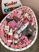 Сладкий подарочный бокс для девушки с конфетками набор в форме киндера сюрприз для жены, мамы, ребенка Nbox-39 - изображение 5