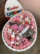 Сладкий подарочный бокс для девушки с конфетками набор в форме киндера сюрприз для жены, мамы, ребенка Nbox-39 - изображение 6