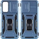Ударостійкий чохол Camshield Army Ring для Xiaomi Redmi Note 11 (Global) / Note 11S (Блакитний / Light Blue) - изображение 1