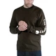 Футболка з довгим рукавом Carhartt Sleeve Logo T-Shirt L/S - EK231 (Peat, M) - зображення 3