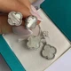 Серебряные кольцо UMAX Клевер Белый 16.5 (10353b) - изображение 3