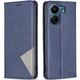 Чохол-книжка з кишеньками UniCase Geometric Pattern для Xiaomi Redmi 13C / Poco C65 - Blue - зображення 1