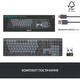 Клавиатура Logitech mx Mechanical Wireless Illuminated Performance Graphite (920-010757) - изображение 9
