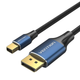 Кабель Vention mini DisplayPort - DisplayPort v1.4 1.5m Black, 8K 60 Hz, 4K 144Hz, 2K 165Hz, 1080P 240Hz (HCFLG) - изображение 1
