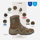 Чоловічі тактичні черевики з мембраною Warboots KHK-1049 43 27.3 см Коричневі (8683690402327) - зображення 7