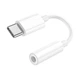 Перехідник Hoco LS35 Type-C to 3.5 mm цифровий аудіоконвертер 8см Білий - зображення 3