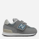 Buty sportowe chłopięce na rzepy New Balance 574 IV574BA1 23.5 Szare (195481364236) - obraz 1