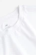 Бавовняний лонгслів H&M Regular Fit S білий 1029317002 - зображення 7