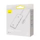 USB-хаб Baseus Lite Series 4-Port Type-C HUB Adapter (Type-C to USB 3.0*4) (WKQX030402) 1m White - зображення 7