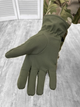 Тактичні зимові рукавички Soft Shell Tactical Gloves Olive S - изображение 2