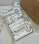 Набір для новонародженого: 5 пелюшок, подушка і іграшки a.l.babybox Потяг Білий - зображення 1