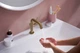 Змішувач для умивальника одноважільний HANSGROHE Tecturis S EcoSmart+ бронзовий латунь з донним клапаном 73320140 - зображення 8