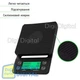 Весы кухонные Timer Scale MS-K07 c таймером для кофе под холдер 5кг 0,1г влагостойкие, резиновый коврик - изображение 7
