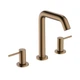 Смеситель для раковины 150 Hansgrohe Tecturis S (цвет - матовая бронза), с донным клапаном push-open 73330140 - изображение 1