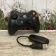 Джойстик бездротовий геймпад Xbox 360 Controller Wireless з USB ресивером Чорний - зображення 1