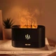 Портативный увлажнитель воздуха с имитацией пламени FLAME Ruhhy 22542 ночник и ароматический диффузор для дома и офиса с подсветкой питание от USB - изображение 1