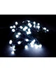 Гирлянда Led на 100 больших матовых диодов электрическая с контроллером Белый - изображение 1