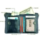 Кожаный мужской кошелек RFID, Green - изображение 2