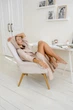 Подарочный набор от COSY Халат вафельный с капюшоном 2XL и с полотенцем (беж) в коробке (P-202+Cb311/2XL) - изображение 5