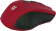 Миша бездротова DEFENDER Accura MM-935 червона - изображение 3
