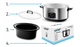 Мультиварка Yoer Slowy Clever-Cook SC6502S 6,5 л 320 Вт з керамічною чашею - зображення 13