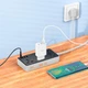 Удлинитель сетевой HOCO AC7A Storm 3-position socket 3USB/1Type-C 3.4A/17W - изображение 3