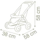 Коляска для ляльок Smoby Baby Nurse Прогулянка з кошиком Рожева пудра (254018) - зображення 5