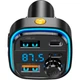 FM модулятор XO BCC08 автомобільний зарядний пристрій MP3/PD/2USB/3,1A Чорни (XO-BCC08) - изображение 6
