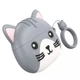 Беспроводные детские наушники Hoco EW46 CAT Bluetooth с зарядным кейсом и микрофоном блютуз наушники вкладыши серые - изображение 3