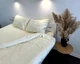 Постельное белье LARA сатин-страйп LUX beige d13176е180 с простынью на резинке 180х200х25 евро - изображение 3