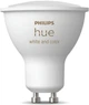 Лампа розумна Philips Hue GU10, 5.7W(50Вт), 2000K-6500K, RGB, ZigBee, Bluetooth, димування - зображення 3