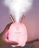 Увлажнитель воздуха Air Purifier 3900/Y-105 300мл с фукцией ночника Зайка Розовый - изображение 2