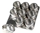 Набор для специй Edenberg на магнитной подставке 9 баночек Silver (EB-3500) - изображение 5