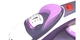 Паровой утюг Rainberg RB-6308 2800W керамическая подошва Violet/White - изображение 3