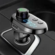 Трансмітер FM MOD CAR Q15 модулятор для авто із зарядкою typeC/microUSB/Lightning Bluetooth Чорний - зображення 5