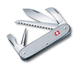 Ніж Victorinox Swiss Army 7 93мм/7функ/рифл/сріблястий - зображення 1