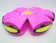 Мячик фрисби складной игровой Flat Ball Disc мяч трансформер летающая тарелка сетящаяся 6 LED - изображение 3