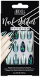 Набір накладних нігтів Ardell Nail Addict Green Glitter Chrome False Nails(74764758873) - зображення 1