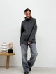 Свитер вязаный оверсайз женский ARTKNIT Оливия One Size Графит (4823093453357) - изображение 4