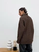 Свитер вязаный оверсайз женский ARTKNIT Оливия One Size Коричневый (4823093453364) - изображение 2