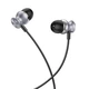 Проводные наушники Hoco M106 (AUX, 1.2м кабель, вакумные) - Черные - изображение 2