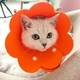 Воротник-ошейник "для заживления ран" для собак и кошек Orange Flower Size S - изображение 3