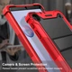 Чехол Heavy Duty для Samsung Galaxy Tab A 8.4" Красно-черный - изображение 2