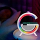 Лампа настольная ночник Bluetooth Колонка Белая с беспроводной зарядкой Светодиодный светильник Диско - изображение 5