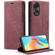Чохол книжка з магнітом OPPO A78 4G CaseMe Wine (34419-42) - зображення 1