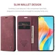 Чохол книжка з магнітом OPPO A78 4G CaseMe Wine (34419-42) - зображення 3