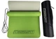 Килимок для йоги та фітнеса EasyFit TPE+TC 6мм двошаровий + Чохол зелений з сірим - зображення 2