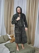 Халат махровый мужской 3XL хаки (1024) - изображение 1